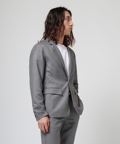 VANQUISH（ヴァンキッシュ）の「VANQUISH / ヴァンキッシュ T/R ストレッチ テーラードジャケット（テーラードジャケット・メンズ・ブラック/グレー/ライトブラウン・M/L）」の10枚目の写真