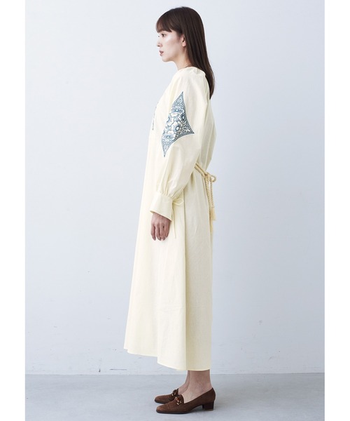 MEDE19F(メデジュウキュウ)の「BRAND NEW MIX STYLE エンブロイダリーワンピース(ワンピース・レディース・アイボリー・M/L/LL/3L/SP/MP)」の12枚目の写真