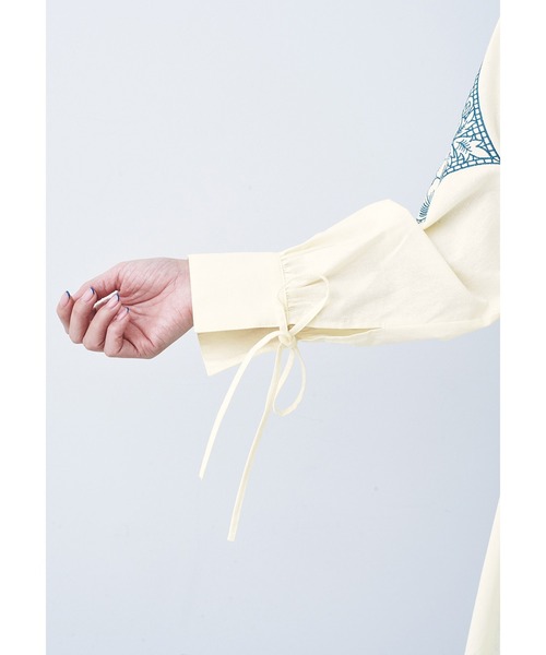 MEDE19F(メデジュウキュウ)の「BRAND NEW MIX STYLE エンブロイダリーワンピース(ワンピース・レディース・アイボリー・M/L/LL/3L/SP/MP)」の15枚目の写真