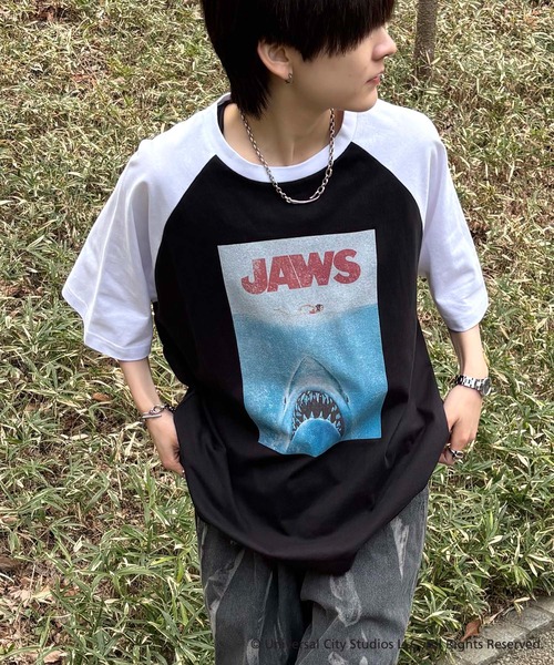 ILL'S(イルズ)の「【retro movie】GREMLINS / Back To The Future / JAWS ヴィンテージライク レトロ映画半袖Tシャツ メンズ レディース(Tシャツ/カットソー・メンズ・ホワイト/ブラック/ホワイト系その他3/ホワイト系その他/ブラック系その他3/ホワイト系その他2/ブラック系その他/ブラック系その他2・L/M)」の8枚目の写真