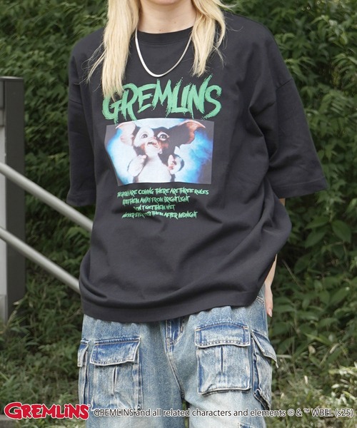 ILL'S(イルズ)の「【retro movie】GREMLINS / Back To The Future / JAWS ヴィンテージライク レトロ映画半袖Tシャツ メンズ レディース(Tシャツ/カットソー・メンズ・ホワイト/ブラック/ホワイト系その他3/ホワイト系その他/ブラック系その他3/ホワイト系その他2/ブラック系その他/ブラック系その他2・L/M)」の6枚目の写真