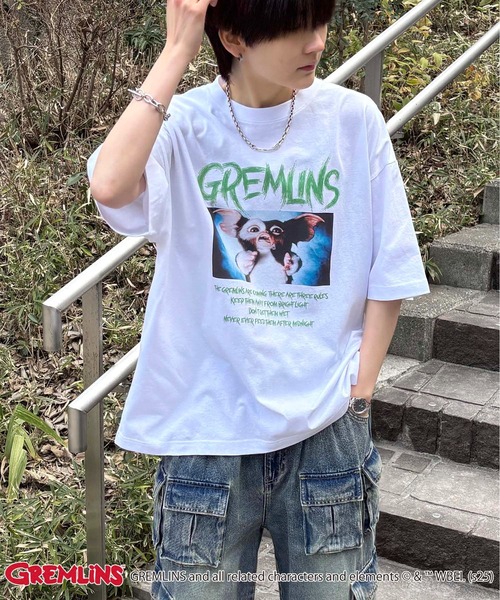 ILL'S(イルズ)の「【retro movie】GREMLINS / Back To The Future / JAWS ヴィンテージライク レトロ映画半袖Tシャツ メンズ レディース(Tシャツ/カットソー・メンズ・ホワイト/ブラック/ホワイト系その他3/ホワイト系その他/ブラック系その他3/ホワイト系その他2/ブラック系その他/ブラック系その他2・L/M)」の10枚目の写真