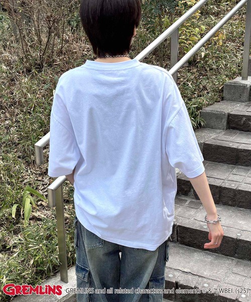 ILL'S(イルズ)の「【retro movie】GREMLINS / Back To The Future / JAWS ヴィンテージライク レトロ映画半袖Tシャツ メンズ レディース(Tシャツ/カットソー・メンズ・ホワイト/ブラック/ホワイト系その他3/ホワイト系その他/ブラック系その他3/ホワイト系その他2/ブラック系その他/ブラック系その他2・L/M)」の13枚目の写真