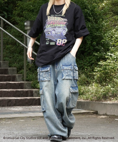☆25SS☆ヴィンテージ染色デストロイドTシャツ/RECTO☆ 25SS【retro movie】GREMLINS / Back To The Future / JAWS