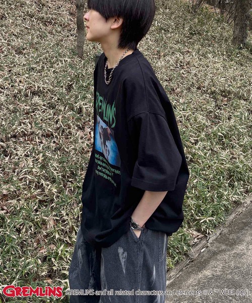 ILL'S(イルズ)の「【retro movie】GREMLINS / Back To The Future / JAWS ヴィンテージライク レトロ映画半袖Tシャツ メンズ レディース(Tシャツ/カットソー・メンズ・ホワイト/ブラック/ホワイト系その他3/ホワイト系その他/ブラック系その他3/ホワイト系その他2/ブラック系その他/ブラック系その他2・L/M)」の17枚目の写真