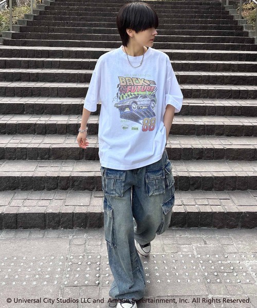 ILL'S(イルズ)の「【retro movie】GREMLINS / Back To The Future / JAWS ヴィンテージライク レトロ映画半袖Tシャツ メンズ レディース(Tシャツ/カットソー・メンズ・ホワイト/ブラック/ホワイト系その他3/ホワイト系その他/ブラック系その他3/ホワイト系その他2/ブラック系その他/ブラック系その他2・L/M)」の19枚目の写真