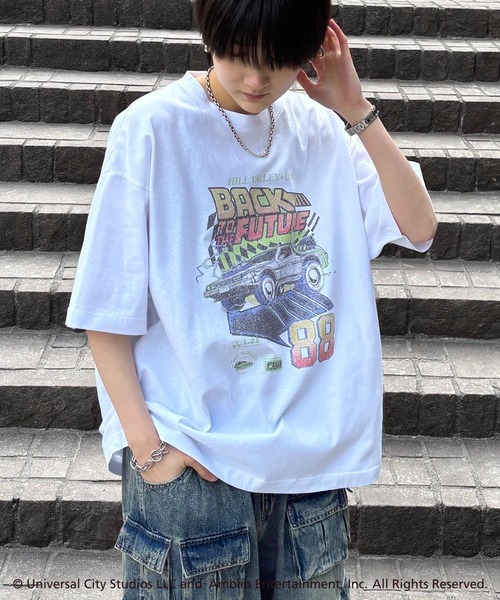 ILL'S(イルズ)の「【retro movie】GREMLINS / Back To The Future / JAWS ヴィンテージライク レトロ映画半袖Tシャツ メンズ レディース(Tシャツ/カットソー・メンズ・ホワイト/ブラック/ホワイト系その他3/ホワイト系その他/ブラック系その他3/ホワイト系その他2/ブラック系その他/ブラック系その他2・L/M)」の21枚目の写真