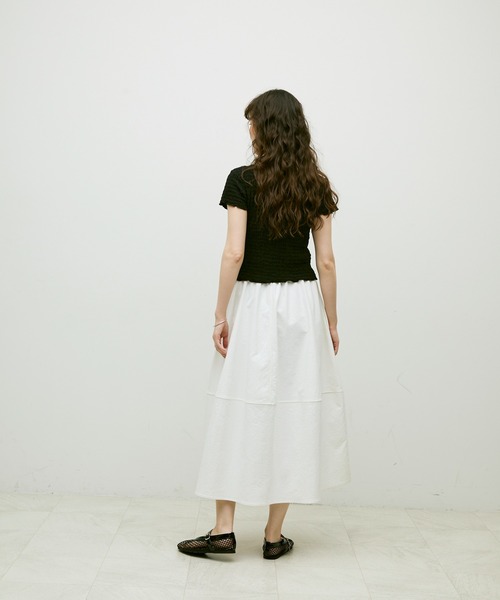Cocoon Silhouette Skirt / コクーンシルエットスカート