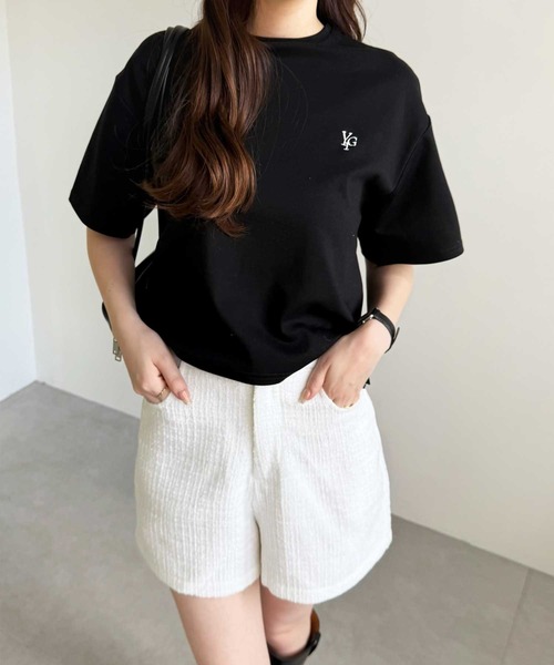 YOUING.(ユイン)の「サマーツイードショートパンツ(その他パンツ・レディース・ホワイト/ブルー・LARGE/MEDIUM)」の16枚目の写真