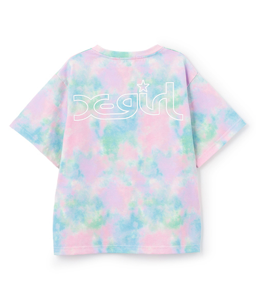 X-girl Stages(エックスガールステージス)の「【パワーパフ ガールズ】タイダイ半袖Tシャツ(Tシャツ/カットソー・キッズ・カラフル・90cm/100cm/110cm/120cm/130cm/140cm)」の2枚目の写真