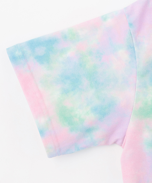 X-girl Stages(エックスガールステージス)の「【パワーパフ ガールズ】タイダイ半袖Tシャツ(Tシャツ/カットソー・キッズ・カラフル・90cm/100cm/110cm/120cm/130cm/140cm)」の4枚目の写真