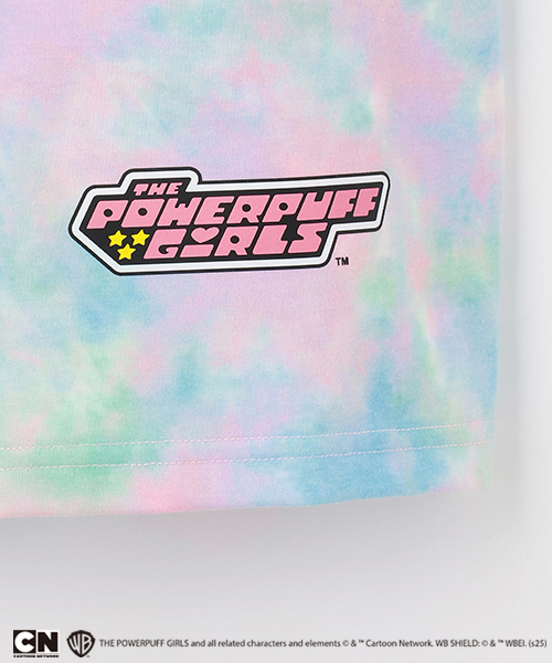 X-girl Stages(エックスガールステージス)の「【パワーパフ ガールズ】タイダイ半袖Tシャツ(Tシャツ/カットソー・キッズ・カラフル・90cm/100cm/110cm/120cm/130cm/140cm)」の6枚目の写真