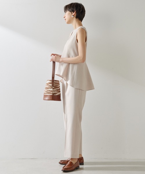 Whim Gazette ストレッチブッチャーペプラムブラウス Whim Gazette｜ストレッチブッチャーペプラムブラウス | Rakuten