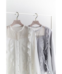 Her lip to Floral Lace Ruffled Top サイズM Her lip to Floral Lace Ruffled Top サイズM