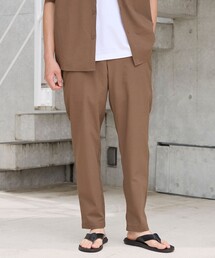 【爽多(R)】スリムテーパードパンツ ーストレッチ、吸水速乾、通気性、洗濯機洗い可ー
