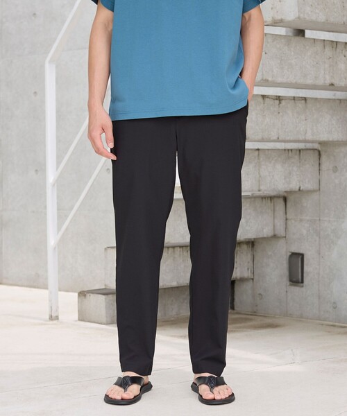 coen(コーエン)の「【爽多(R)】スリムテーパードパンツ ーストレッチ、吸水速乾、通気性、洗濯機洗い可ー(その他パンツ・メンズ・ブラック/ダークブラウン/ネイビー・S/M/L/XL)」の4枚目の写真