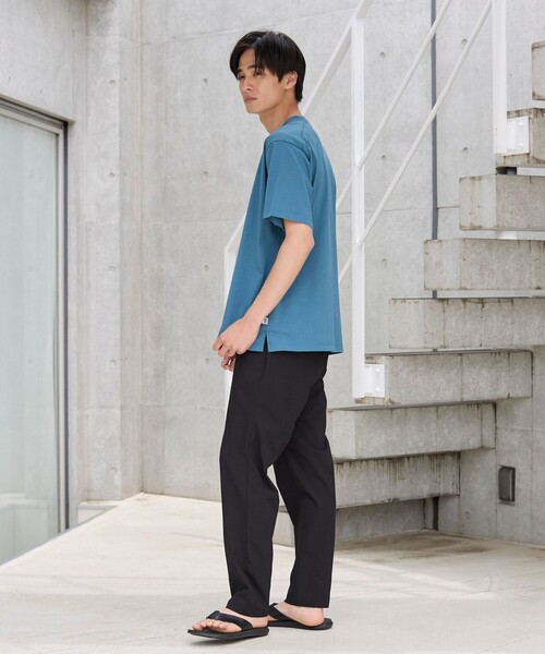 coen(コーエン)の「【爽多(R)】スリムテーパードパンツ ーストレッチ、吸水速乾、通気性、洗濯機洗い可ー(その他パンツ・メンズ・ブラック/ダークブラウン/ネイビー・S/M/L/XL)」の5枚目の写真