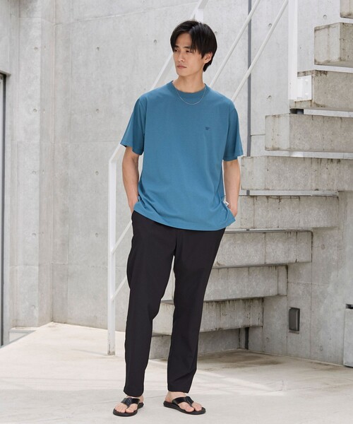 coen(コーエン)の「【爽多(R)】スリムテーパードパンツ ーストレッチ、吸水速乾、通気性、洗濯機洗い可ー(その他パンツ・メンズ・ブラック/ダークブラウン/ネイビー・S/M/L/XL)」の7枚目の写真