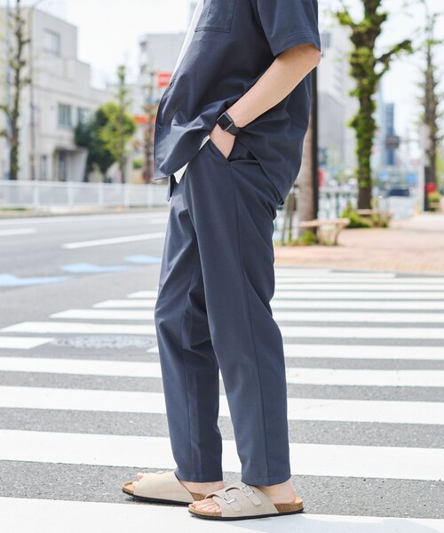 coen(コーエン)の「【爽多(R)】スリムテーパードパンツ ーストレッチ、吸水速乾、通気性、洗濯機洗い可ー(その他パンツ・メンズ・ブラック/ダークブラウン/ネイビー・S/M/L/XL)」の15枚目の写真