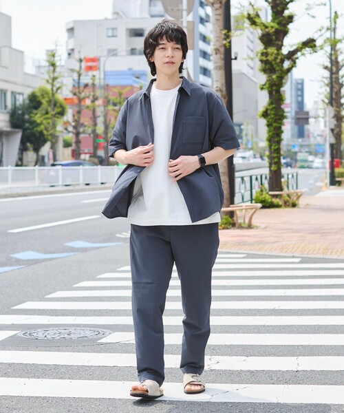 coen(コーエン)の「【爽多(R)】スリムテーパードパンツ ーストレッチ、吸水速乾、通気性、洗濯機洗い可ー(その他パンツ・メンズ・ブラック/ダークブラウン/ネイビー・S/M/L/XL)」の16枚目の写真