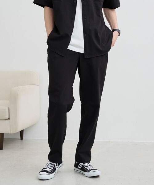 coen(コーエン)の「【爽多(R)】スリムテーパードパンツ ーストレッチ、吸水速乾、通気性、洗濯機洗い可ー(その他パンツ・メンズ・ブラック/ダークブラウン/ネイビー・S/M/L/XL)」の18枚目の写真