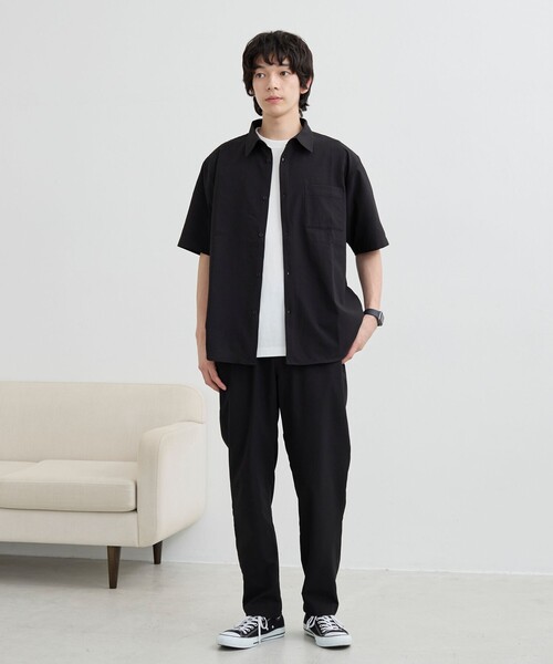 coen(コーエン)の「【爽多(R)】スリムテーパードパンツ ーストレッチ、吸水速乾、通気性、洗濯機洗い可ー(その他パンツ・メンズ・ブラック/ダークブラウン/ネイビー・S/M/L/XL)」の19枚目の写真