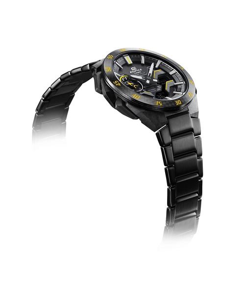 EDIFICE(CASIO)(エディフィス)の「WINDFLOW / ECB-2200YRC-1A3JF(アナログ腕時計・メンズ・ブラック×グリーン・FREE)」の3枚目の写真