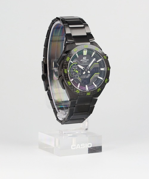 EDIFICE(CASIO)(エディフィス)の「WINDFLOW / ECB-2200YRC-1A3JF(アナログ腕時計・メンズ・ブラック×グリーン・FREE)」の17枚目の写真