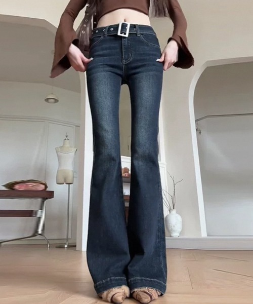 ☆日本未入荷*Massimo Dutti*ウエストディティールフレアパンツ Massimo Dutti(マッシモドゥッティ) パンツ(レディース) - 海外