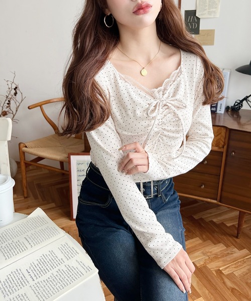 LOULOU select（ルルセレクト）の「ウエストベルトフレアデニムパンツ（デニムパンツ・レディース・インディゴブルー・L/M/S）」の8枚目の写真