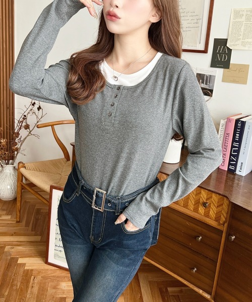 LOULOU select（ルルセレクト）の「ウエストベルトフレアデニムパンツ（デニムパンツ・レディース・インディゴブルー・L/M/S）」の7枚目の写真