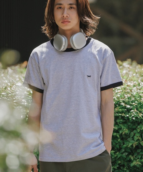 PENNEYS(ぺニーズ)の「【ROOPTOKYO別注】PENNEYS/ペニーズ THE FOX RINGER T-SHIRT ロゴワンポイント リンガーTシャツ 4カラー メンズ 秋物 秋服 2026年秋冬(Tシャツ/カットソー・メンズ・ホワイト系その他/ホワイト系その他3/グレー系その他/ホワイト系その他2・S/L/M/XL)」の1枚目の写真