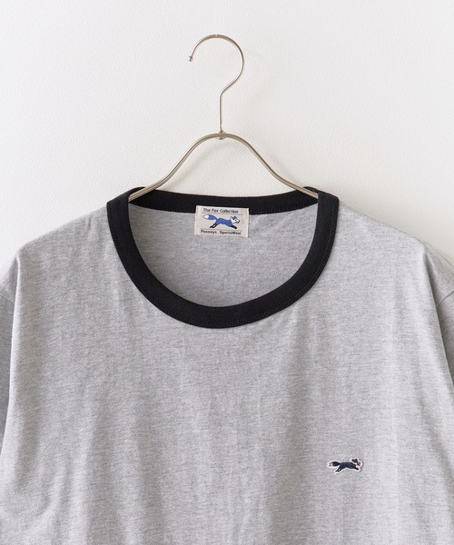 PENNEYS(ぺニーズ)の「【ROOPTOKYO別注】PENNEYS/ペニーズ THE FOX RINGER T-SHIRT ロゴワンポイント リンガーTシャツ 4カラー メンズ 秋物 秋服 2026年秋冬(Tシャツ/カットソー・メンズ・ホワイト系その他/ホワイト系その他3/グレー系その他/ホワイト系その他2・S/L/M/XL)」の9枚目の写真