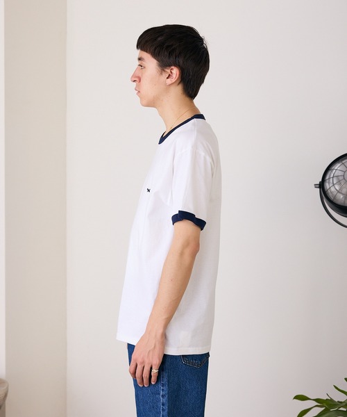 PENNEYS(ぺニーズ)の「【ROOPTOKYO別注】PENNEYS/ペニーズ THE FOX RINGER T-SHIRT ロゴワンポイント リンガーTシャツ 4カラー メンズ 秋物 秋服 2026年秋冬(Tシャツ/カットソー・メンズ・ホワイト系その他/ホワイト系その他3/グレー系その他/ホワイト系その他2・S/L/M/XL)」の7枚目の写真