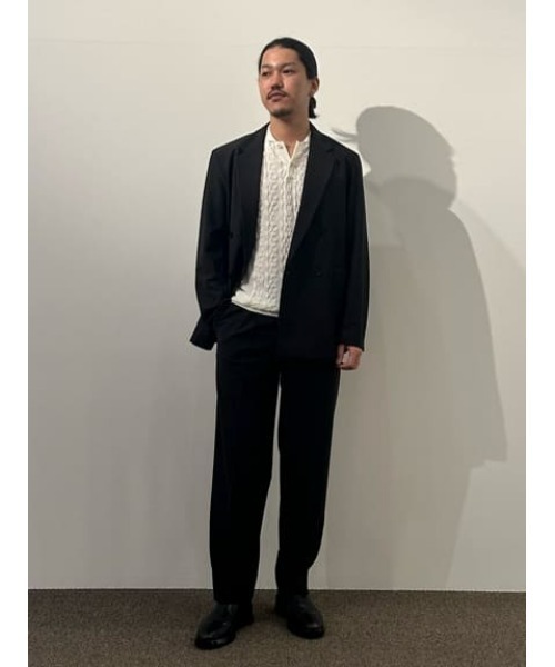 【エストネーション】新古品 ツイル イージースラックス ブラックXLサイズ ESTNATION / ツイル イージースラックス（スラックス）｜ESTNATION