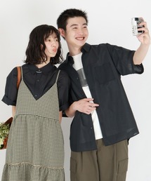 GLOBAL WORK | 快適サマ-シャツ/シアー/287587(シャツ/ブラウス)