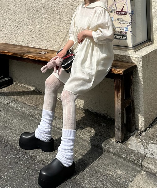 Alley Tokyo（アリートーキョー）の「セーラーミニワンピ（ワンピース・レディース・ピンク/サックスブルー/オフホワイト・FREE）」の15枚目の写真