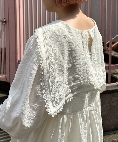 Alley Tokyo（アリートーキョー）の「セーラーミニワンピ（ワンピース・レディース・ピンク/サックスブルー/オフホワイト・FREE）」の11枚目の写真