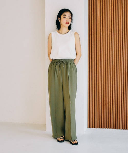 LEPSIM（レプシィム）の「スラブリブタンク2　242857（Tシャツ/カットソー・レディース・ブラック/レッド/ブルーパープル/アイボリー/ブルー/ブルー系その他・FREE）」の12枚目の写真