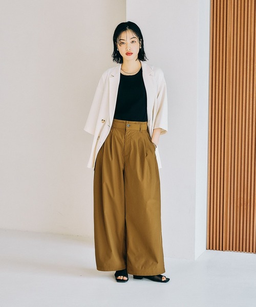 LEPSIM（レプシィム）の「スラブリブタンク2　242857（Tシャツ/カットソー・レディース・ブラック/レッド/ブルーパープル/アイボリー/ブルー/ブルー系その他・FREE）」の17枚目の写真