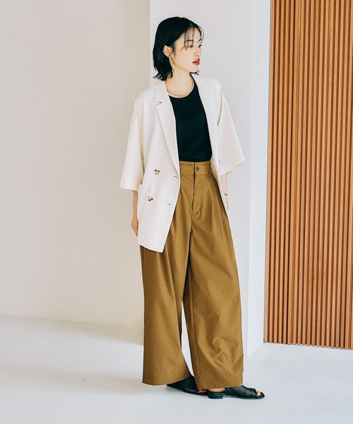 LEPSIM（レプシィム）の「スラブリブタンク2　242857（Tシャツ/カットソー・レディース・ブラック/レッド/ブルーパープル/アイボリー/ブルー/ブルー系その他・FREE）」の18枚目の写真