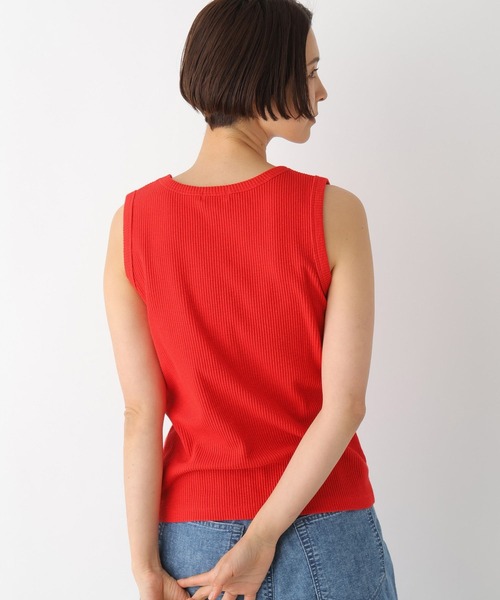 LEPSIM（レプシィム）の「スラブリブタンク2　242857（Tシャツ/カットソー・レディース・ブラック/レッド/ブルーパープル/アイボリー/ブルー/ブルー系その他・FREE）」の21枚目の写真