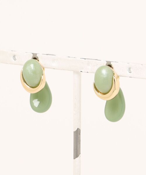 GOLDY(ゴールディ)の「【GOLDY】ピアス 1250105※(ピアス(両耳用)・レディース・ブルー/シルバー/ゴールド/グリーン・FREE)」の2枚目の写真