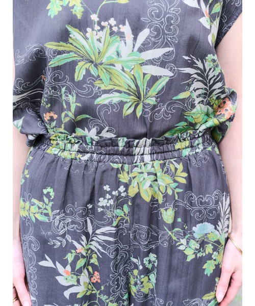 DOLLUPOOPS(ドールアップウップス)の「リーフプリントパンツ(その他パンツ・レディース・チャコールグレー/オフホワイト/グリーン・38)」の19枚目の写真