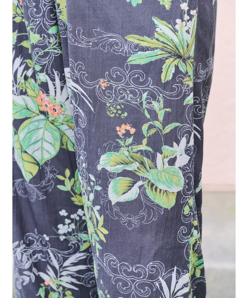 DOLLUPOOPS(ドールアップウップス)の「リーフプリントパンツ(その他パンツ・レディース・チャコールグレー/オフホワイト/グリーン・38)」の5枚目の写真