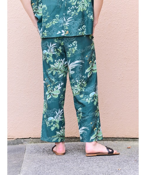 DOLLUPOOPS(ドールアップウップス)の「リーフプリントパンツ(その他パンツ・レディース・チャコールグレー/オフホワイト/グリーン・38)」の7枚目の写真