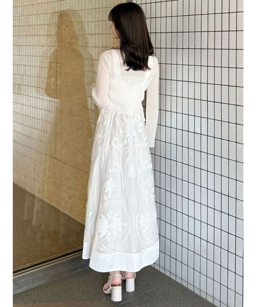 セール】【追加生産/新色追加】カットワークレースキャミワンピース