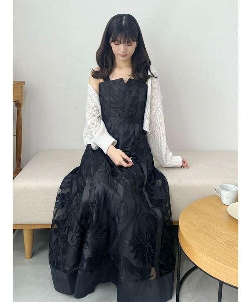 MERCURYDUO(マーキュリーデュオ)の「【追加生産/新色追加】カットワークレースキャミワンピース(ワンピース・レディース・オフホワイト/ブラック・SMALL/MEDIUM)」の20枚目の写真