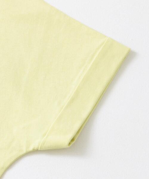 URBAN RESEARCH DOORS（アーバンリサーチドアーズ）の「『UR TECH』コットンロールスリーブプルオーバー（Tシャツ/カットソー・レディース・イエロー/ホワイト系その他/オフホワイト/ブルー・MEDIUM）」の20枚目の写真