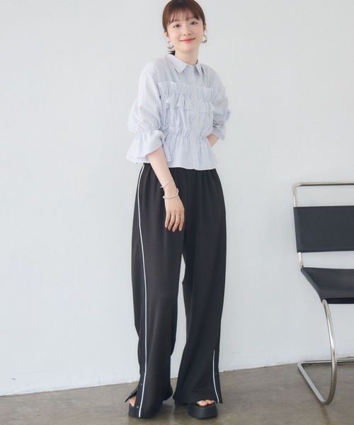 RETRO GIRL（レトロガール）の「フリルギャザーSH（シャツ/ブラウス・レディース・ホワイト系その他/ブルー系その他/イエロー系その他・FREE）」の18枚目の写真